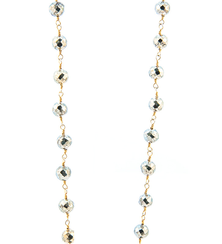 Pyrite Ball Necklace