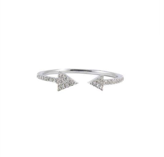 Delicate Diamond Arrow Ring